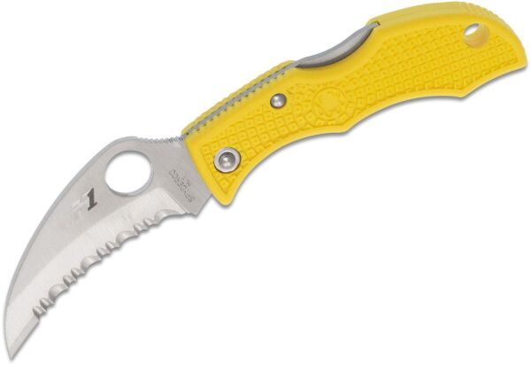 Spyderco Ladybug 3 Salt Hawkbill FRN LYLS3HB Sarı Çakı