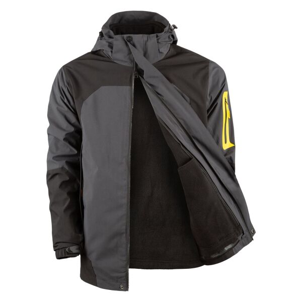 Evolite Blizzard 3in1 Ceket - Gri/Siyah XXL