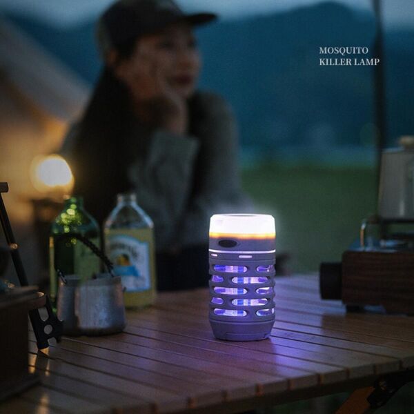 Naturehike Multi-Fonksiyonel Sivrisinek Kovucu & LED Kamp Lambası Bej