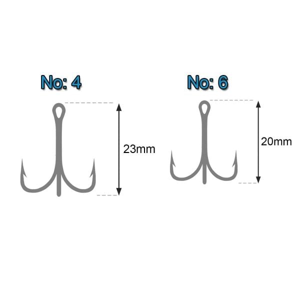 Decoy Treble Üçlü Olta İğnesi NO:6