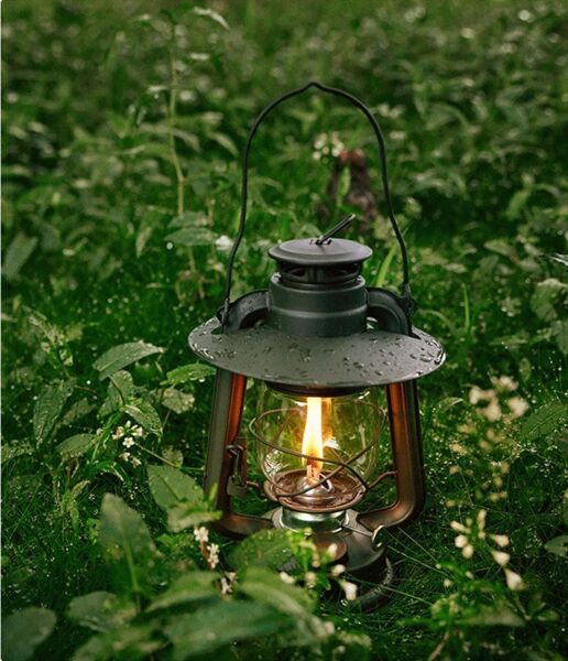 Naturehike Glamping Klasik GazYağı Lambası KOYU YEŞİL