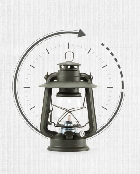 Naturehike Glamping Klasik GazYağı Lambası KOYU YEŞİL