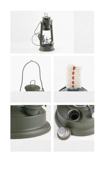 Naturehike Glamping Klasik GazYağı Lambası KOYU YEŞİL