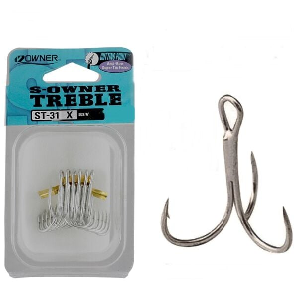 Owner S-Owner Treble 5631 ST-31TN Çarpma Olta İğnesi NO:8