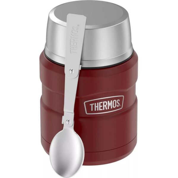 Thermos SK 3000 Çelik Yemek Termosu 470ml. Matte Rustic Red