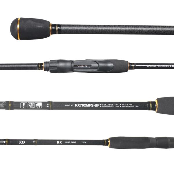 Daiwa RX Lure Game 213cm 7-21gr 2 Parça Olta Kamışı