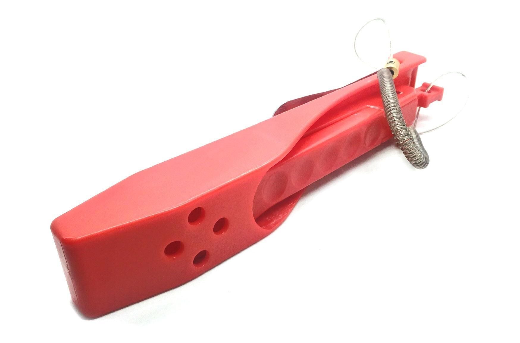 PortFish Balık Tutma Maşası 20Cm Kılıflı Bele Takılabilen KIRMIZI