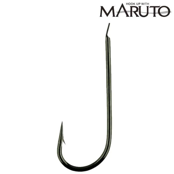 Maruto 9491 Maru-Kaizu Düz Olta İğnesi Black Nickel - NO:15