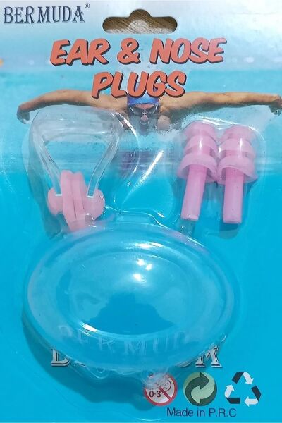 Bermuda Silikon Kulak Tıkacı ve Burunluk Set