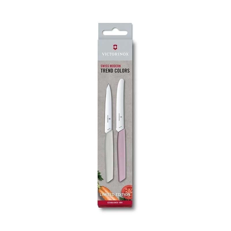 Victorinox 6.9096.2L Swiss Modern 2li Bıçak Seti 2022 Limitli Üretim Blush
