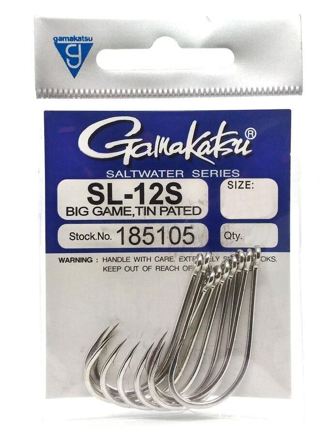 Gamakatsu SL-12S Big Game Tin Plated Olta İğnesi NO:4/0