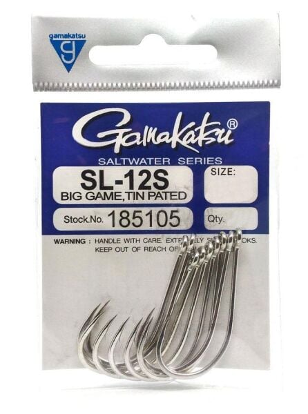 Gamakatsu SL-12S Big Game Tin Plated Olta İğnesi