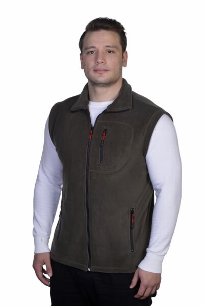 North Trace Hurricane Erkek Polar Yelek SİYAH - XL