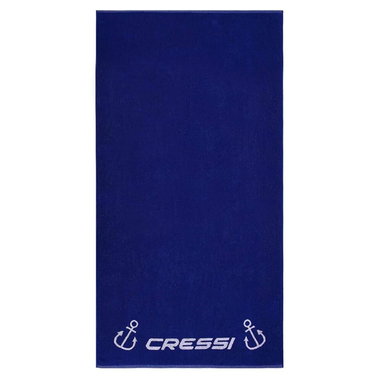 Cressi Cotton Frame Yüzde Yüz Pamuklu Plaj Havlusu Navy - 90X180CM