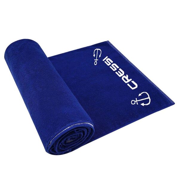 Cressi Cotton Frame Yüzde Yüz Pamuklu Plaj Havlusu Navy - 90X180CM