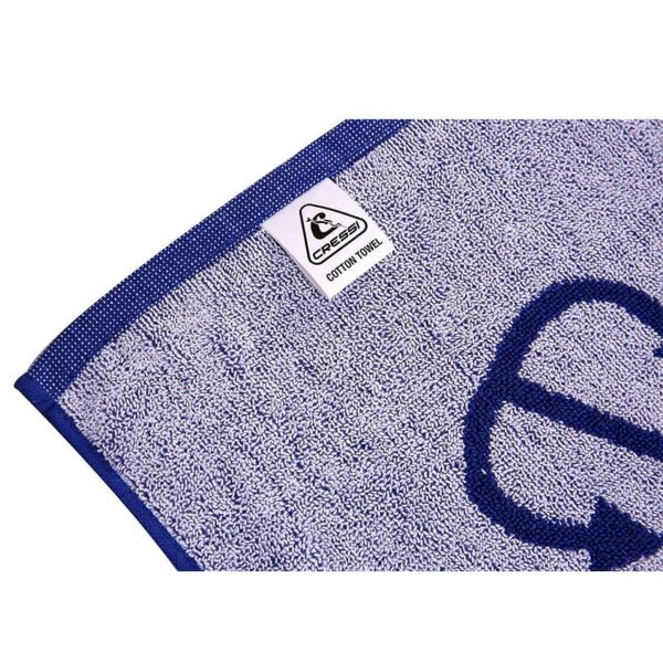 Cressi Cotton Frame Yüzde Yüz Pamuklu Plaj Havlusu Navy - 90X180CM