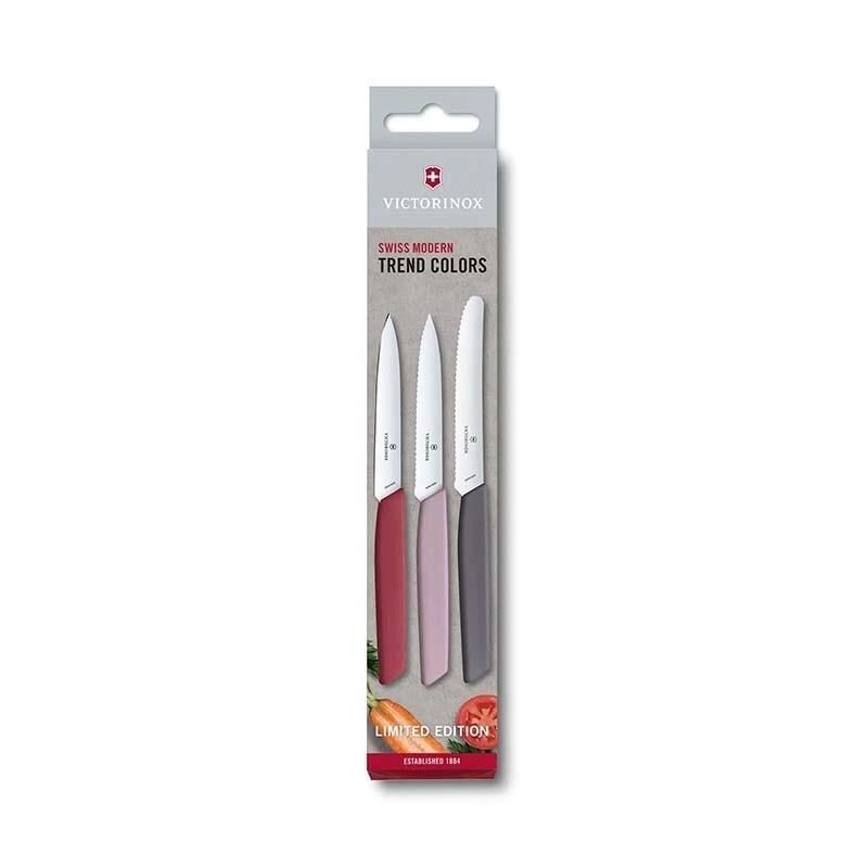 Victorinox 6.9096.3L Swiss Modern 3lü Bıçak Seti 2022 Limitli Üretim Flower