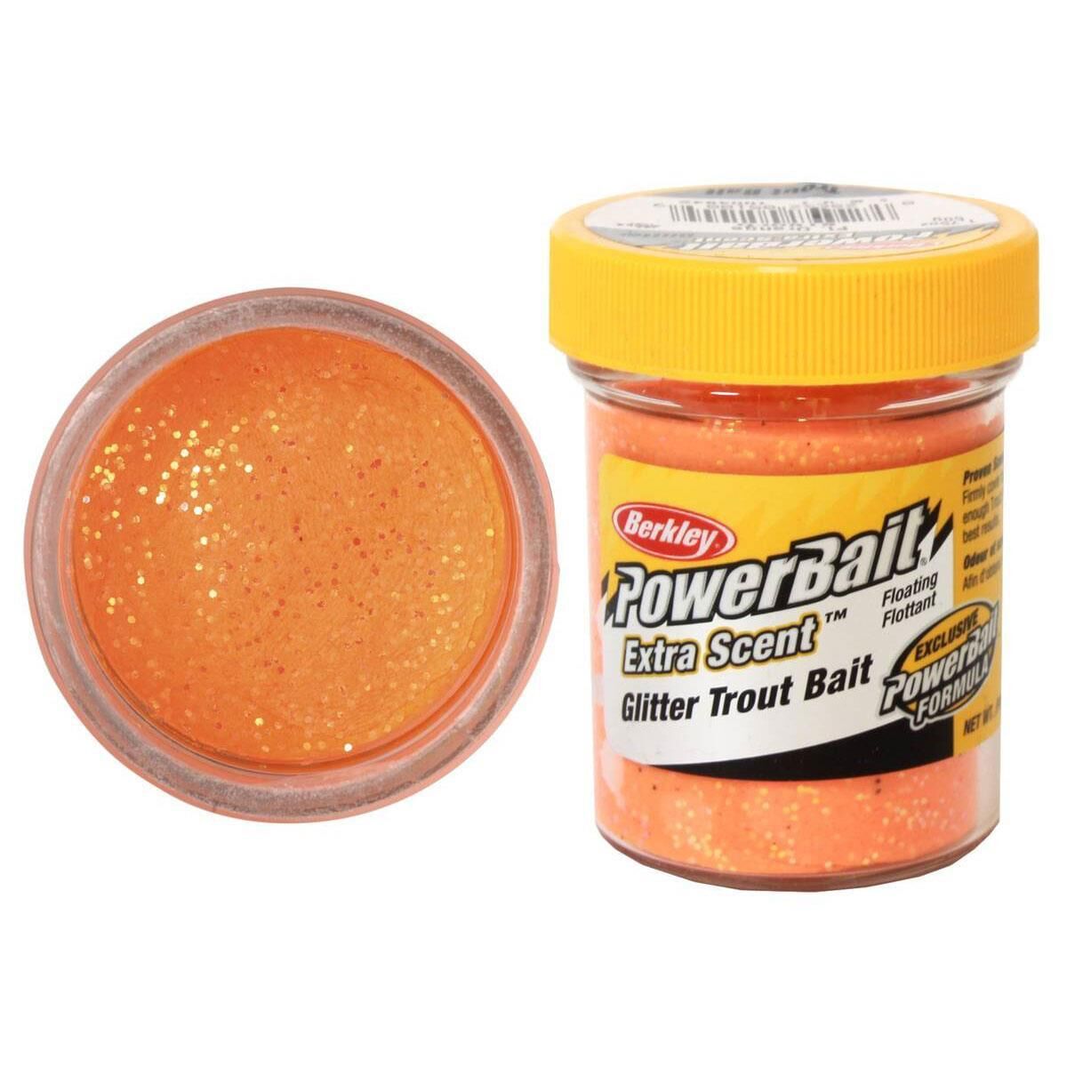 Berkley PowerBait Extra Scent Glitter Alabalık Hamuru FI-Orange