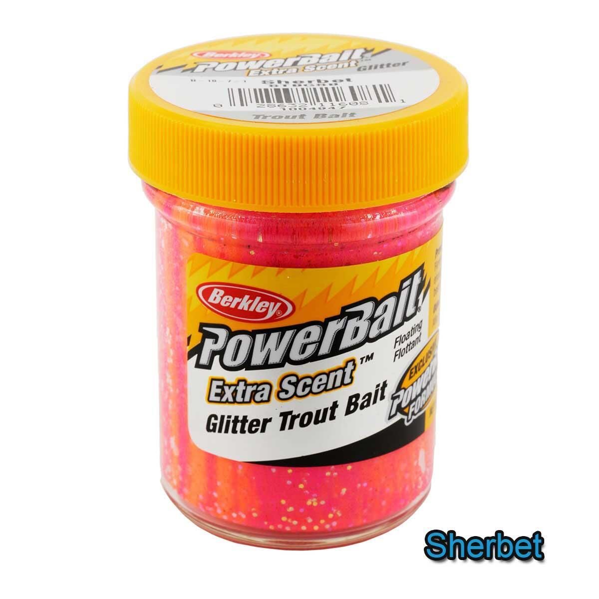 Berkley PowerBait Extra Scent Glitter Alabalık Hamuru Sherbet