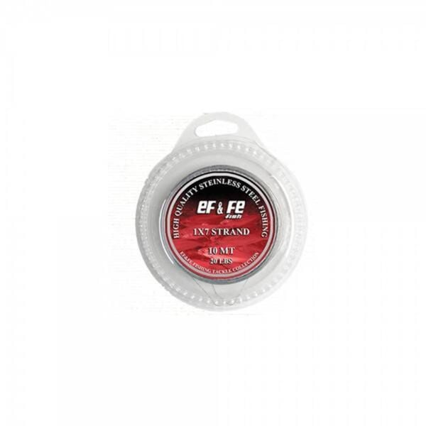 Effe Klipsli Asist Çelik Tel Makara 10 mt 30 LBS