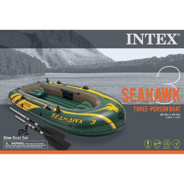 İntex Seahawk™ 3 Şişme Bot Set | 295x137x43cm |