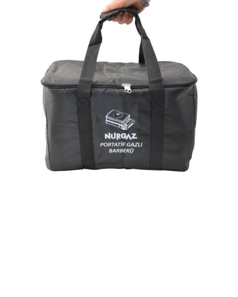 Nurgaz Portatif Gazlı Barbekü ve Pişirme Seti KREM