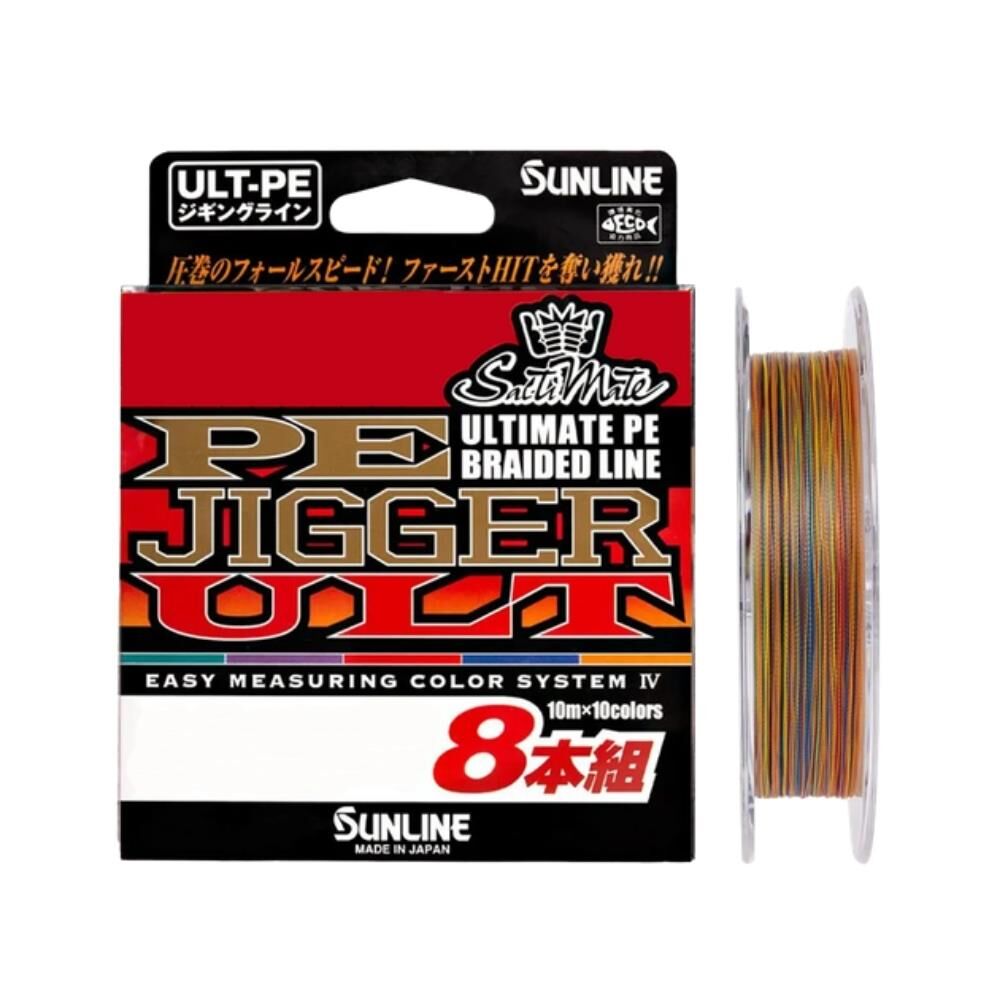 Sunline PE Jigger İp Misina MULTI COLOR - 0.165 - 300MT - 7.7KG