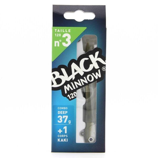 Fiiish Black Minnow BM120/3 BM1323 Combo Deep 37gr Kaki/Rech Silikon Yem