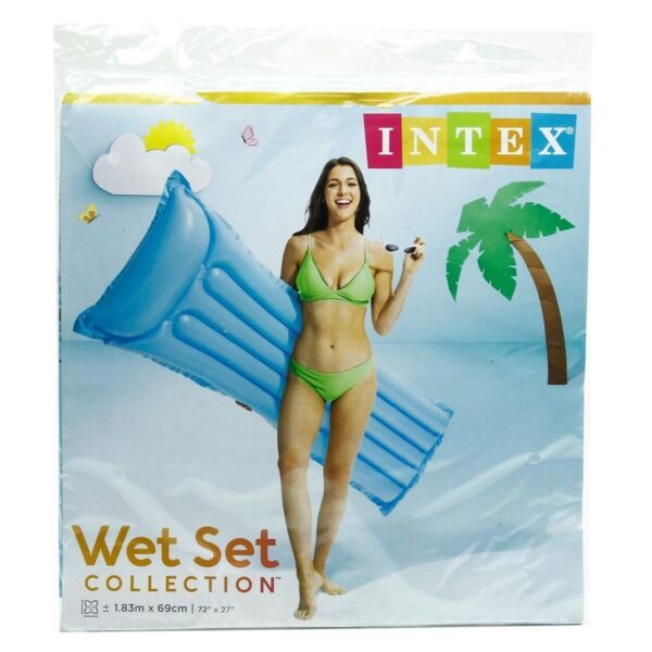 İntex Renkli Deniz Yatağı 183 x 69 cm MAVİ