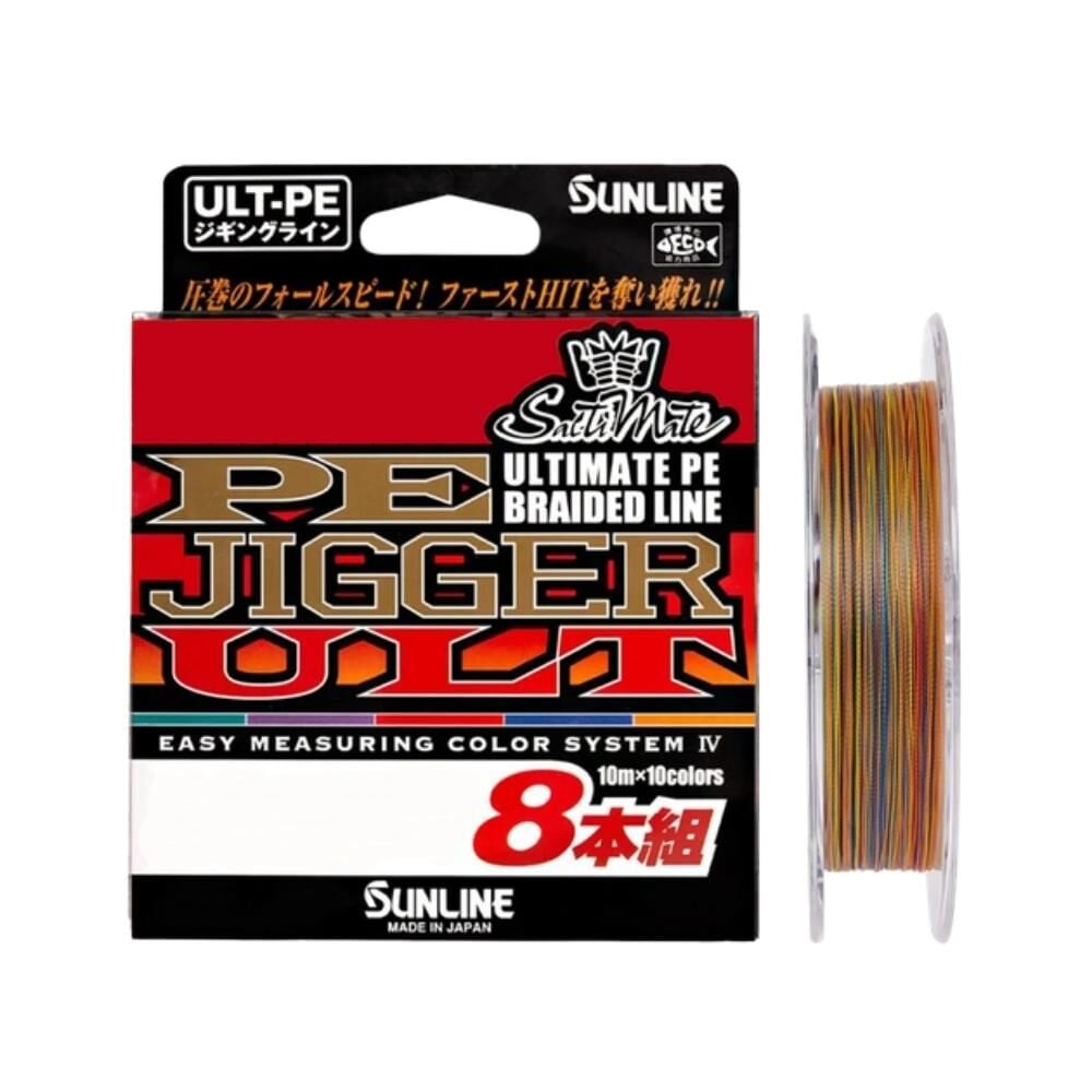 Sunline PE Jigger İp Misina MULTI COLOR - 0.205 - 300MT - 11KG