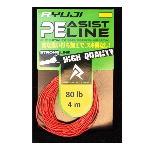 Ryuji Assist PE Line (Red) Olta İğnesi İpi