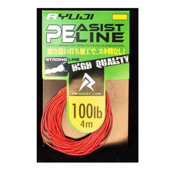 Ryuji Assist PE Line (Red) Olta İğnesi İpi