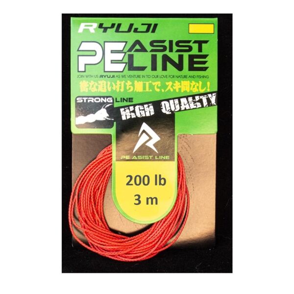 Ryuji Assist PE Line (Red) Olta İğnesi İpi