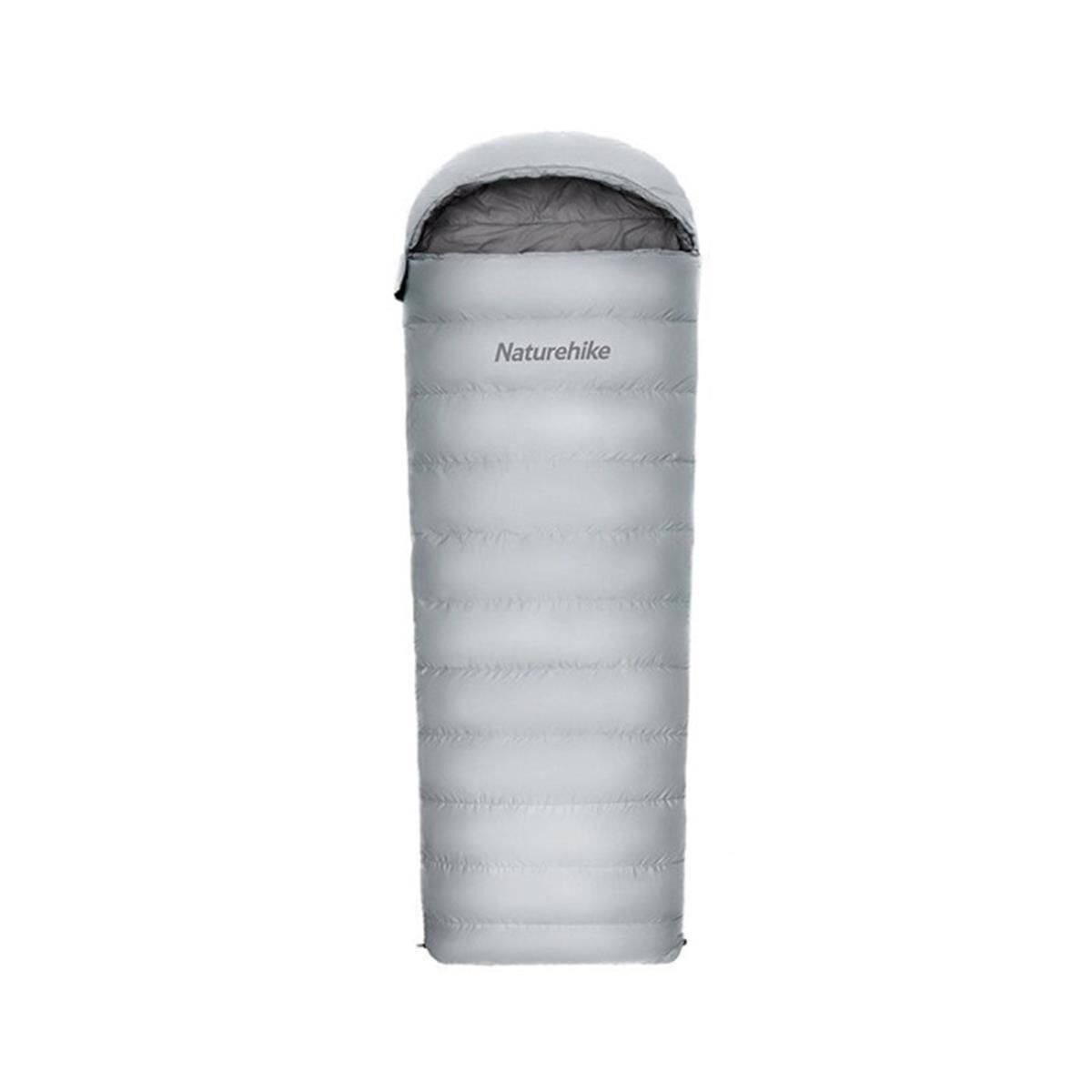 Naturehike RM40 (M) Patchable UltraLight Pamuklu Uyku Tulumu -8°C Light Grey - Left