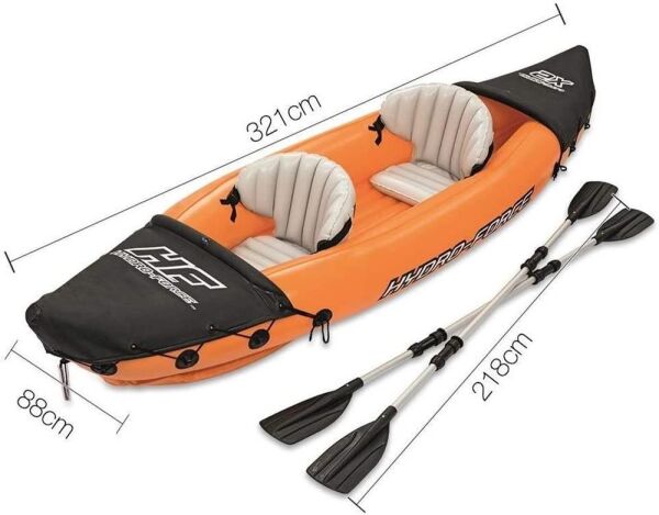 Bestway Hydro Force Lite-Rapid X2 Inflatable Kayak Şişme Kano ORANGE