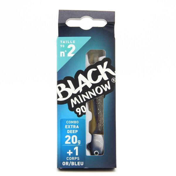 Fiiish Black Minnow BM90/2 BM1309 Combo Extra Deep 20gr OR/Blue+Rech Silikon Yem