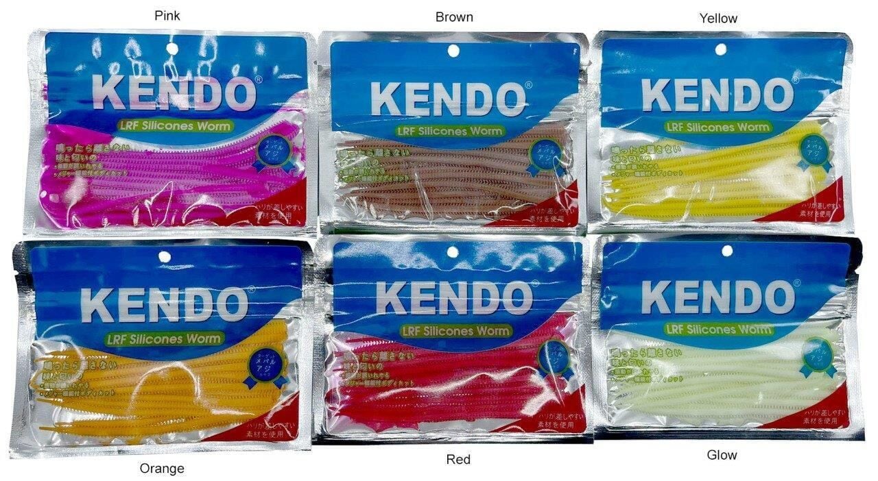 Kendo 10 cm Lrf Silicones Worm (Slim Gövde-Kokulu)