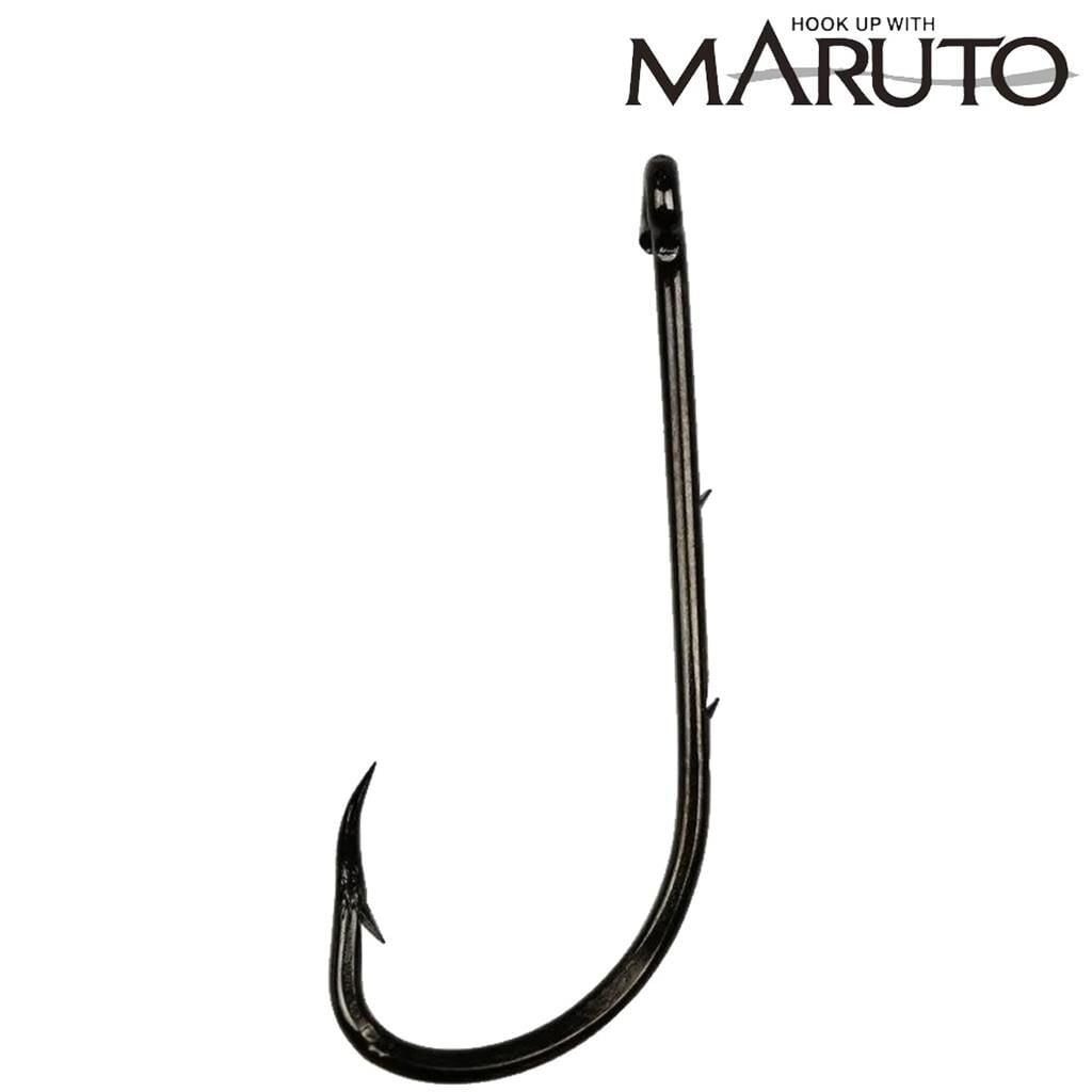 Maruto DS4340 Reversed Ringed Olta İğnesi Black Nickel - NO:1/0