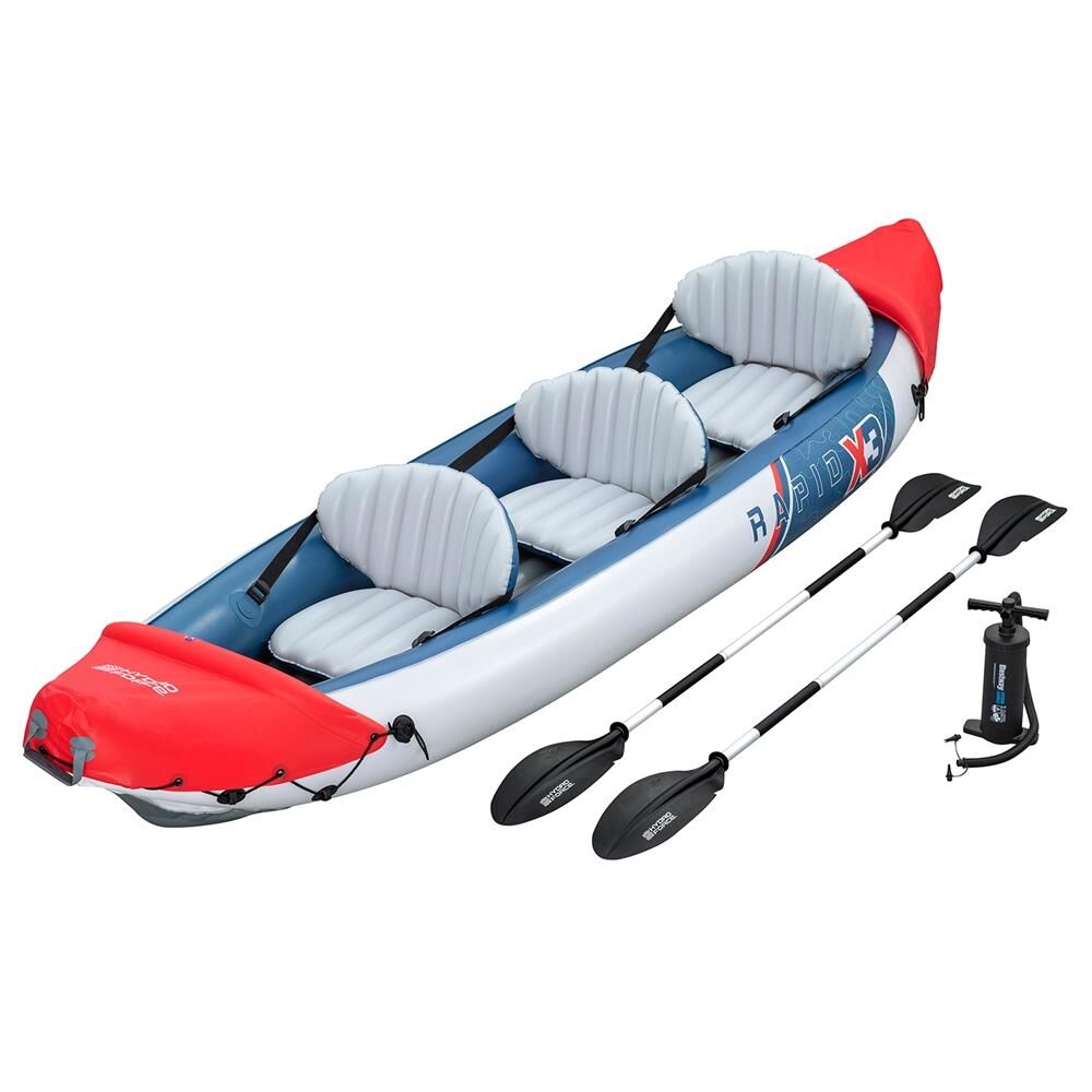 Bestway Hydro-Force Lite Rapid X3 Inflatable Kayak Şişme Kano Steel Blue