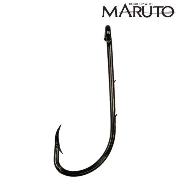 Maruto DS4340 Reversed Ringed Olta İğnesi Black Nickel - NO:5