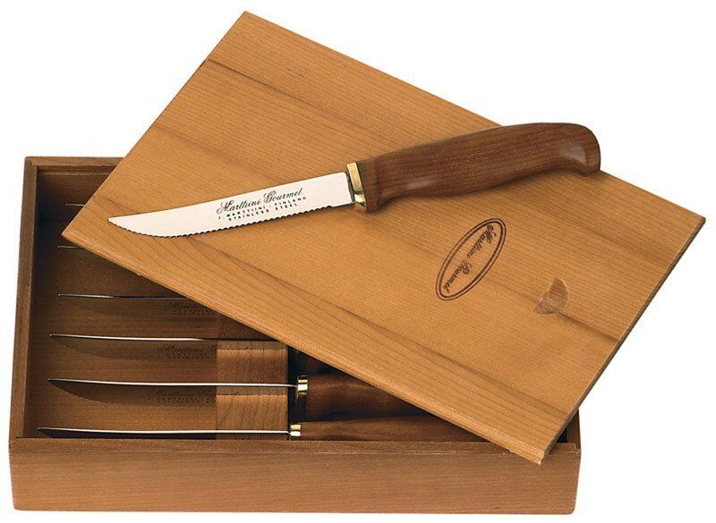 Marttiini Steak Knives Wooden Box Bıçak 6 Pcs