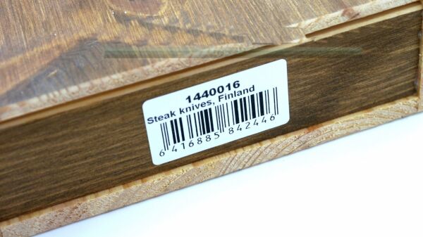 Marttiini Steak Knives Wooden Box Bıçak 6 Pcs