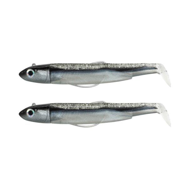 Fiiish BM90/2 BM927 Taille Double Combo Off Shore 10gr Black Mullet Silikon Yem