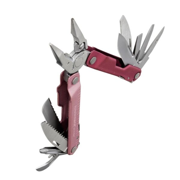 Leatherman Rebar Heathered Cranberry Multi tool