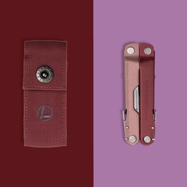 Leatherman Rebar Heathered Cranberry Multi tool