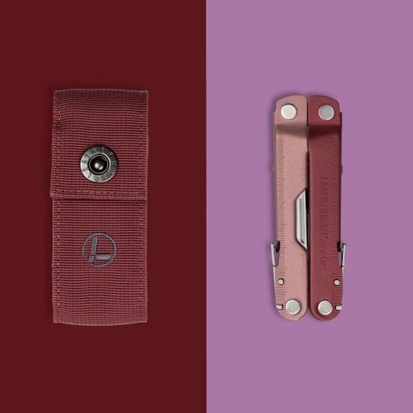 Leatherman Rebar Heathered Cranberry Multi tool