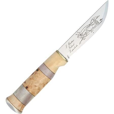 Marttiini Lapp Knife Antler Boynuz Saplı Kılıflı Bıçak