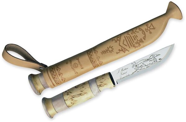 Marttiini Lapp Knife Antler Boynuz Saplı Kılıflı Bıçak