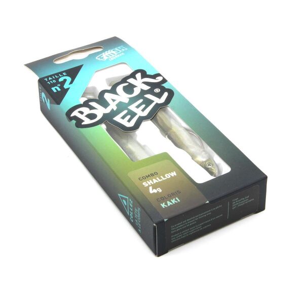 Fiiish BE110/2  BE1264 Combo Shallow 4gr Kaki-Rech Silikon Yem