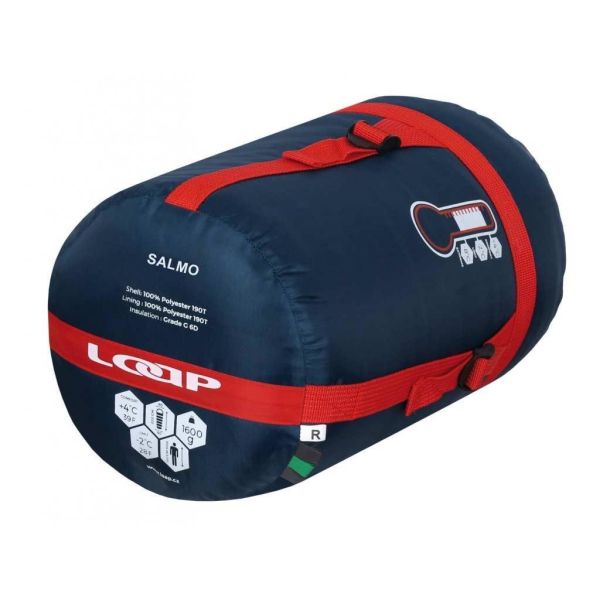Loap Salmo -8°C Uyku Tulumu Siyah/Gri